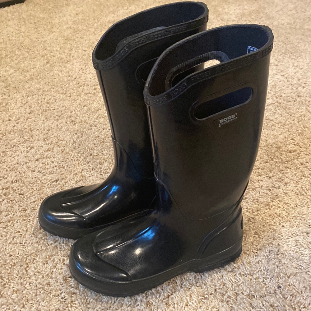 Bogs Women's Black Tall Waterproof Pull-On Boots